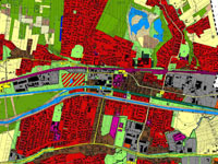 Fl�chennutzungsplan Stadt Kolbermoor. &copy; Architekturb�ro Eberhard von Angerer